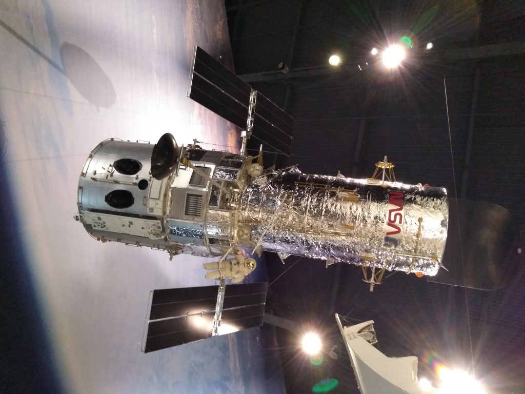 Life sized model of the Hubble telescope